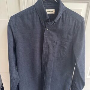 Taylor Stitch Men's Navy Corduroy Jack Shirt Size 36